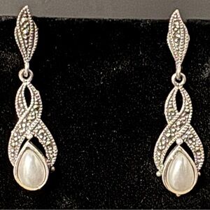 Elegant Silver Drop Earrings